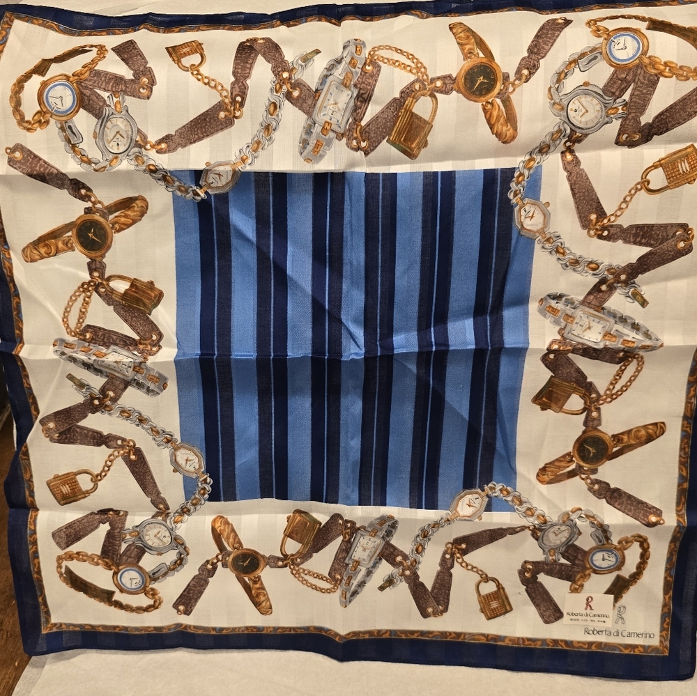 Roberta di Camerino silk scarf  Nip